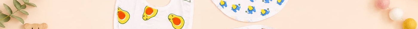 muslin cotton baby bib set