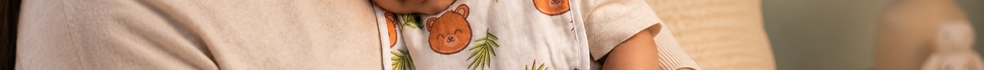 printed muslin feeding bibs