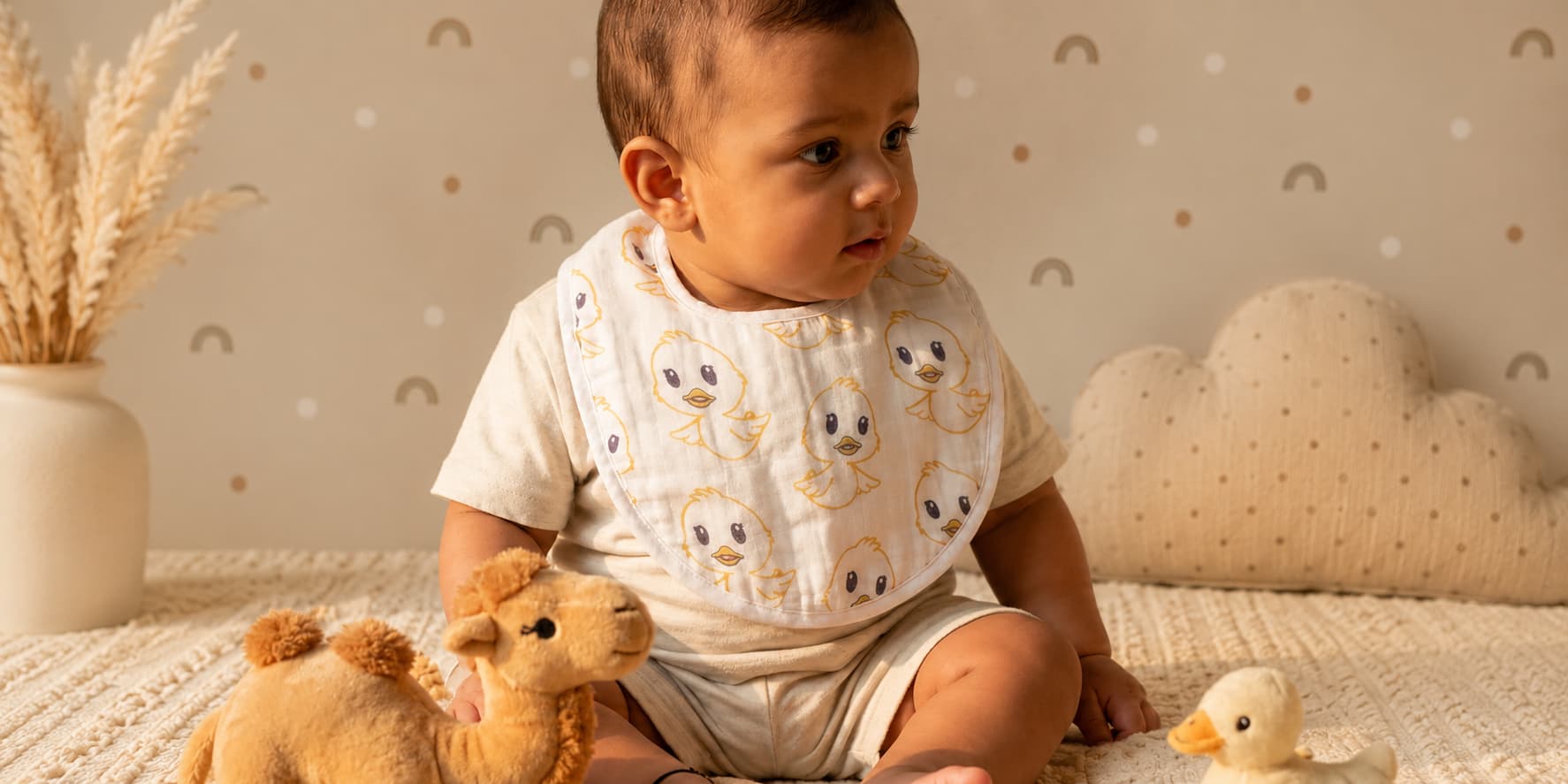 adorable muslin baby top India