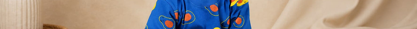 avocado sleeved baby t-shirt