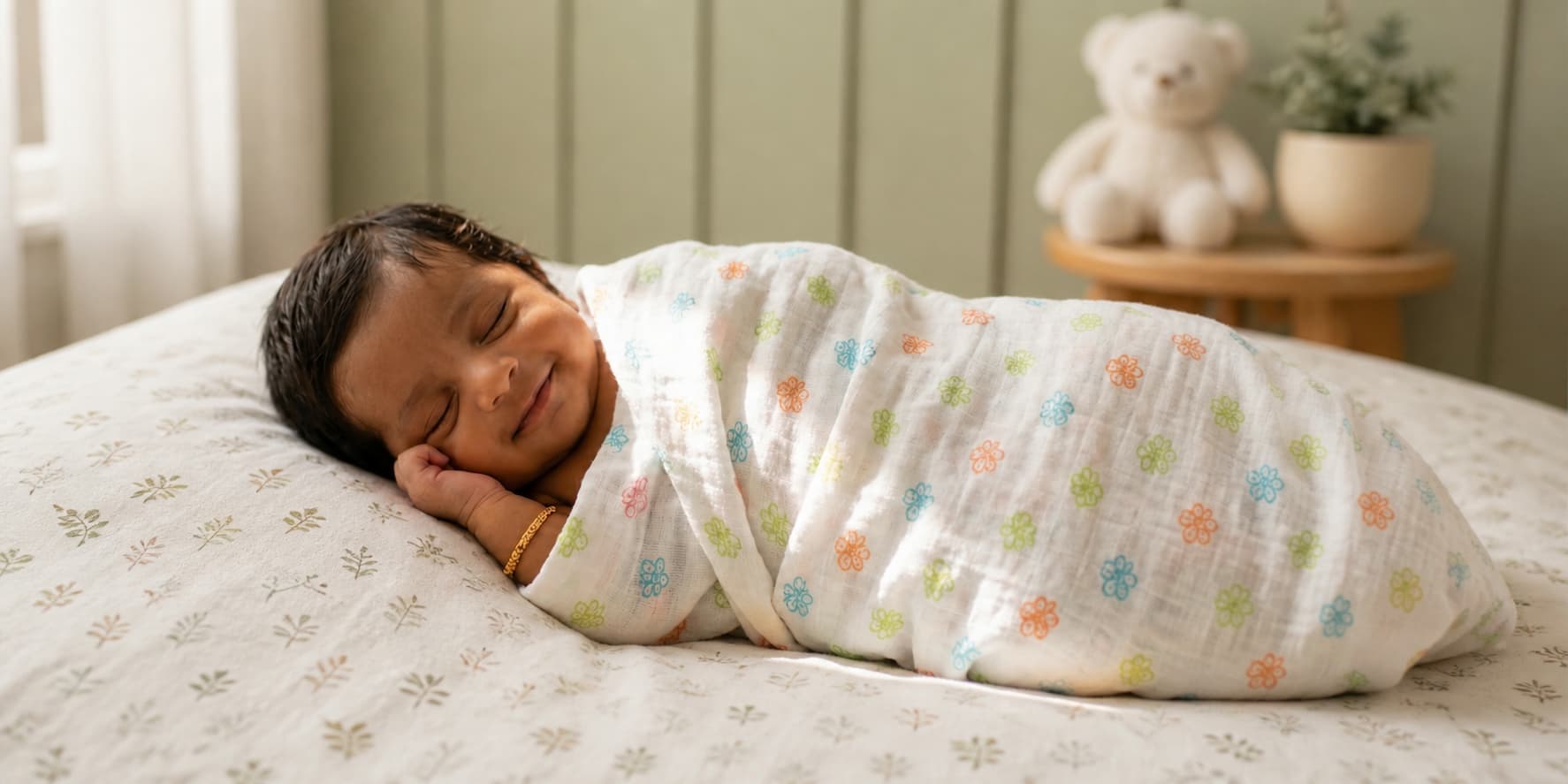 oversized muslin swaddle