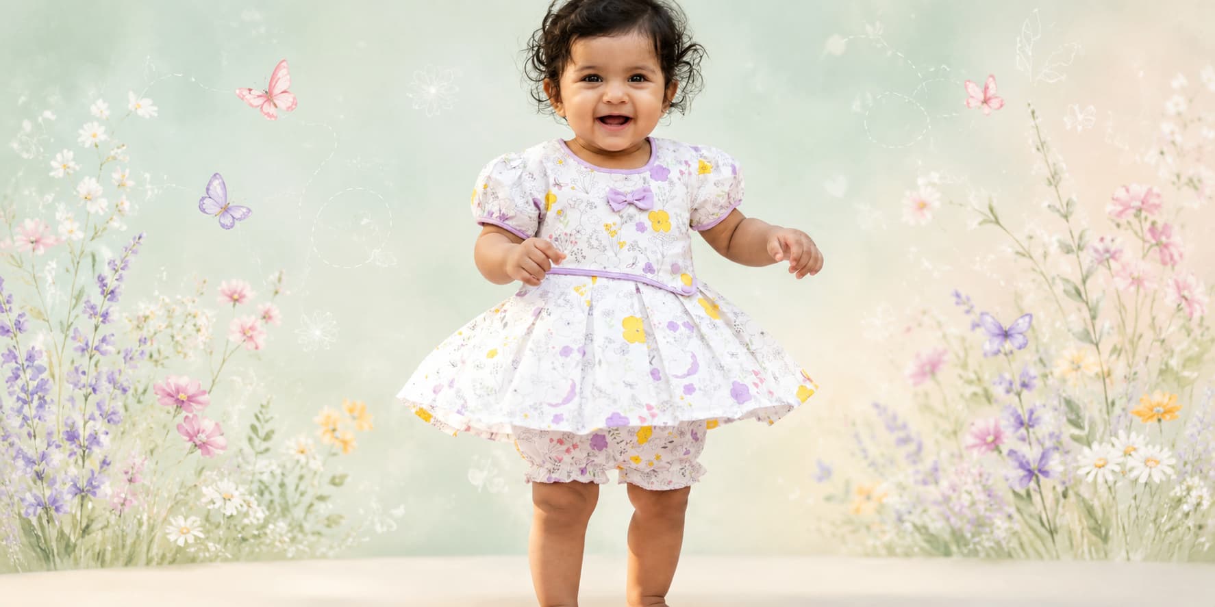 frock for baby girl muslin cotton