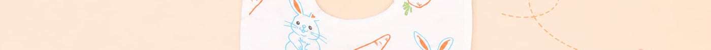 bunny carrot bib for infants