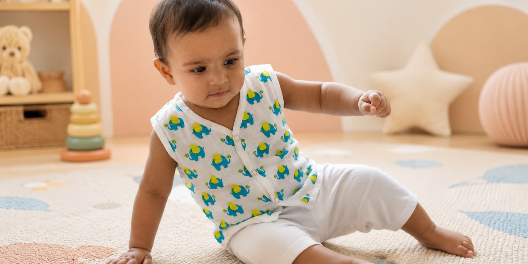 muslin coordinated baby clothes