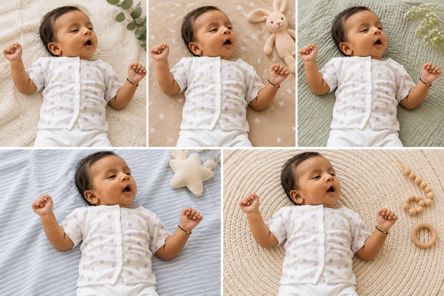 organic muslin baby wear