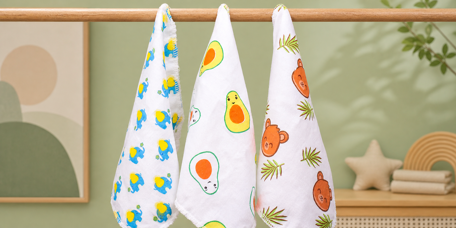 baby wash cloth cotton muslin