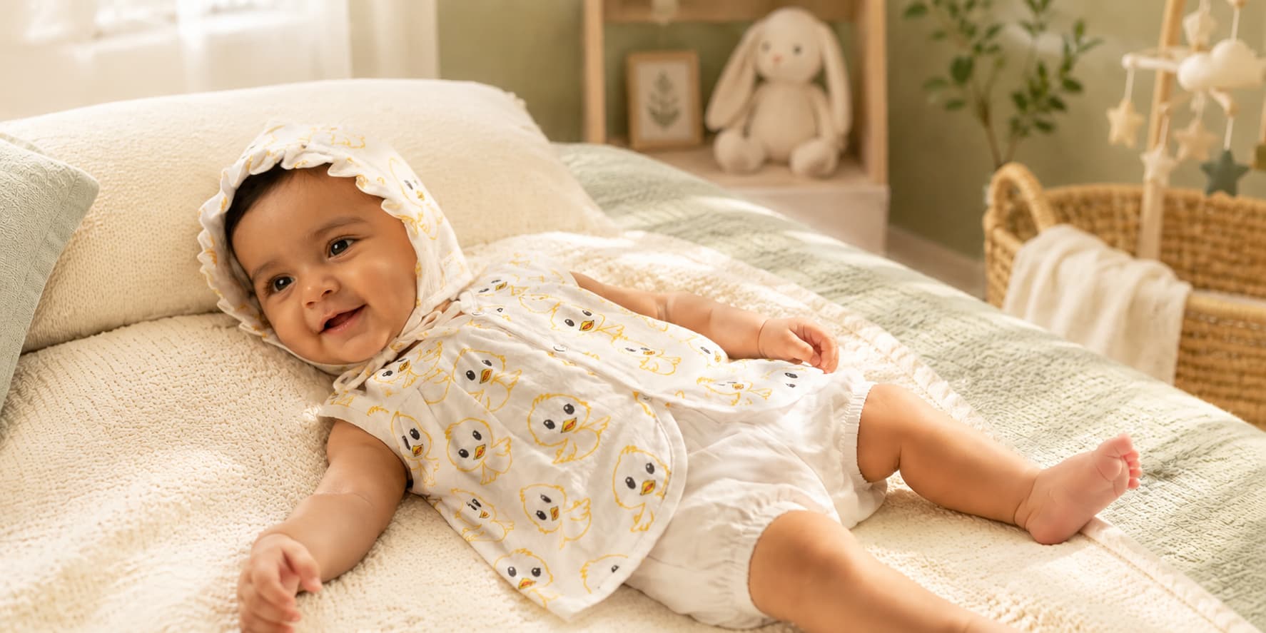 newborn cap set cotton