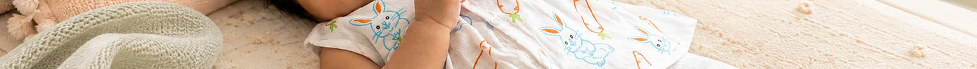 muslin bunny carrot flared frock
