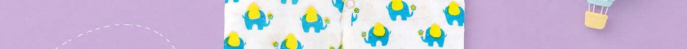 muslin jhabla with animal print