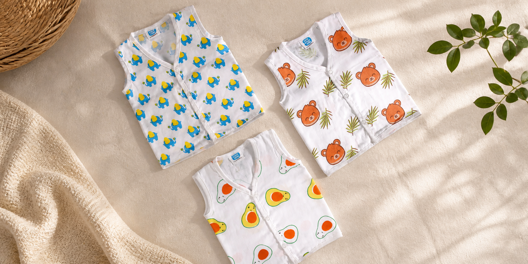 casual muslin cotton babywear