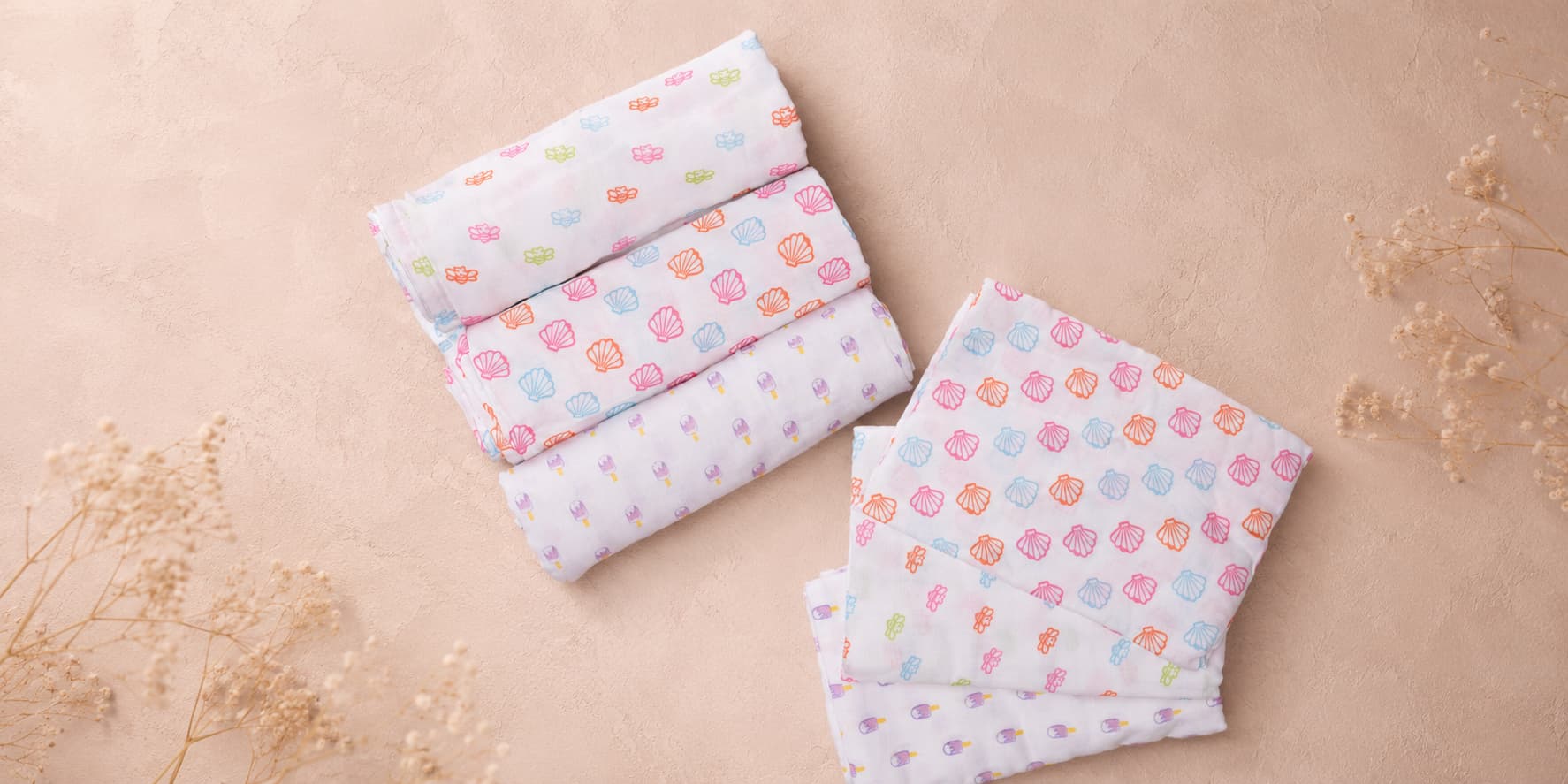 muslin coordinated baby clothes