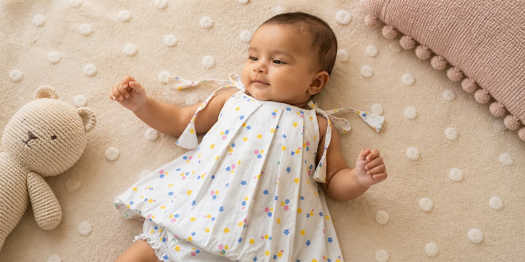summer dress for baby girls muslin