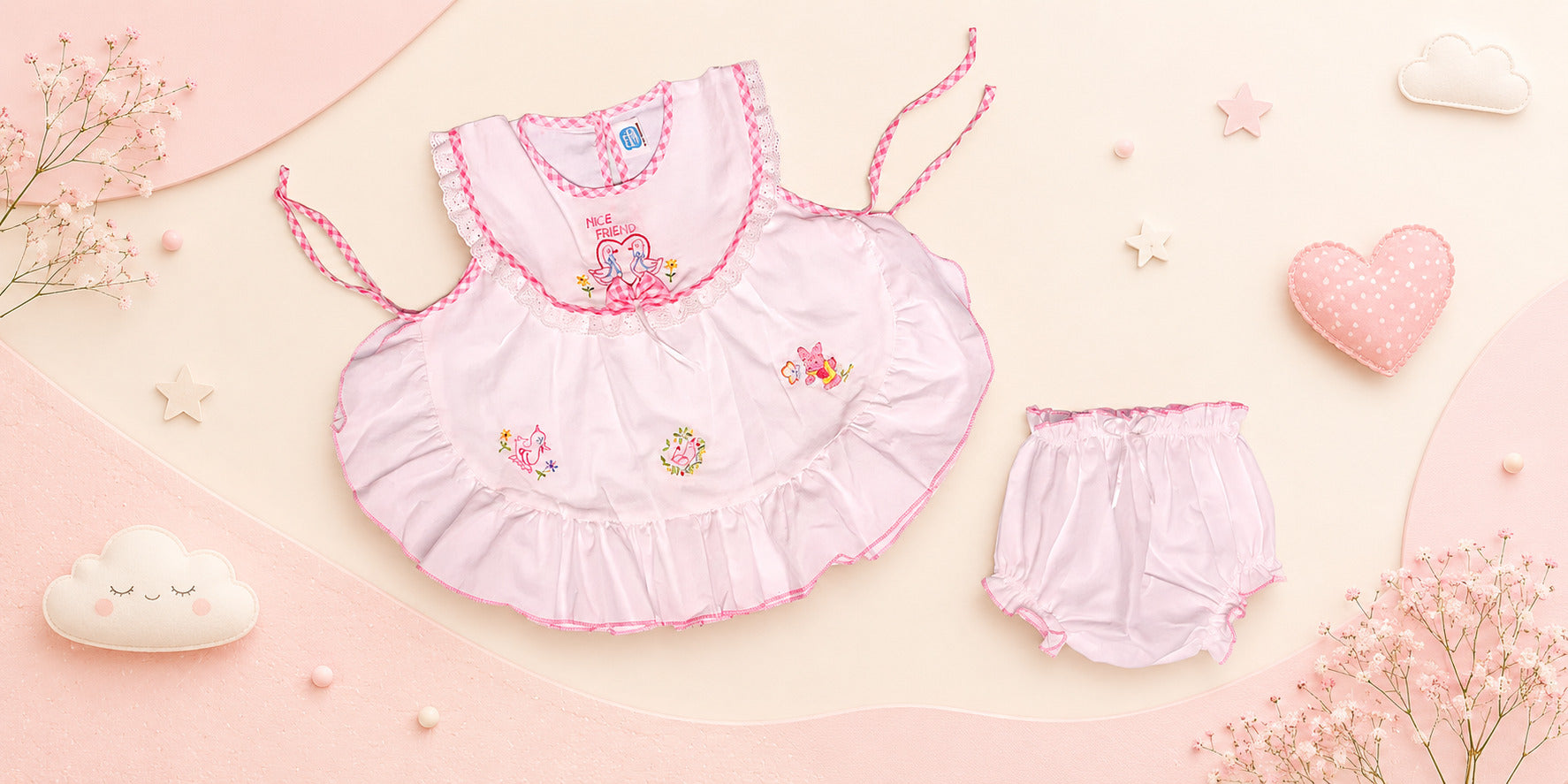 summer friendly muslin outfit