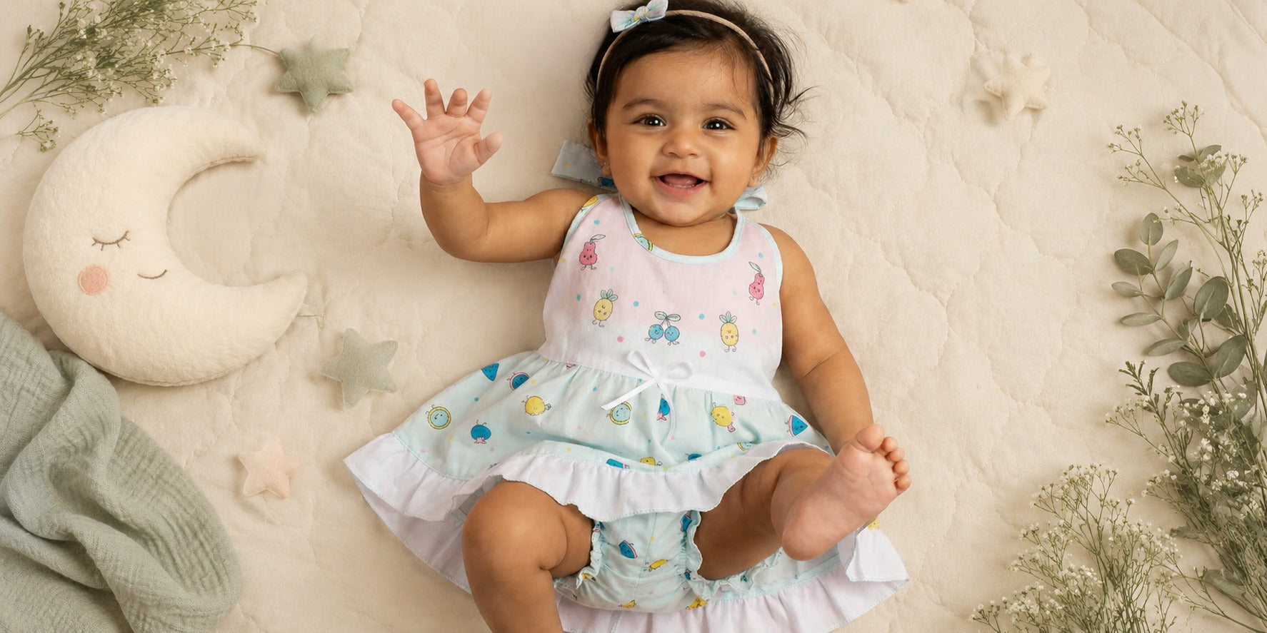 casual muslin cotton babywear