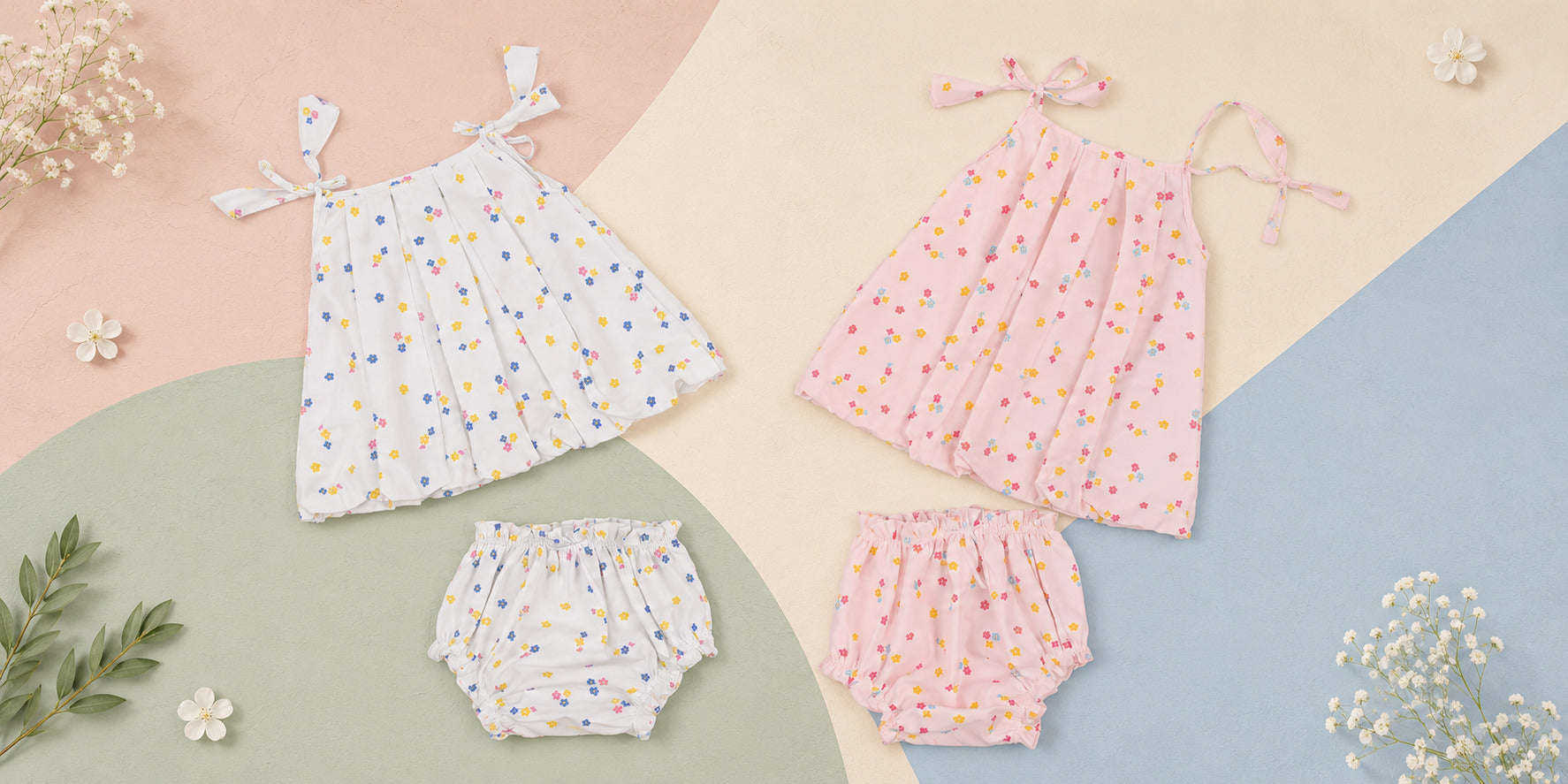 twin baby organic set