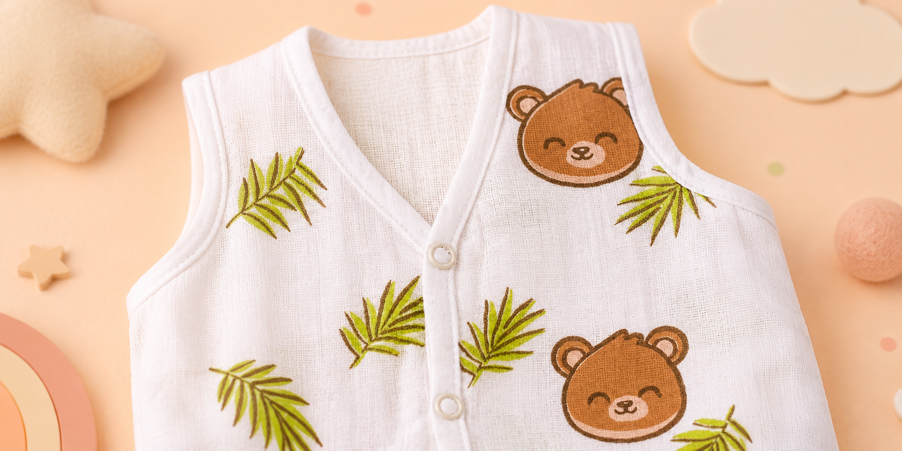 breathable baby cotton clothes