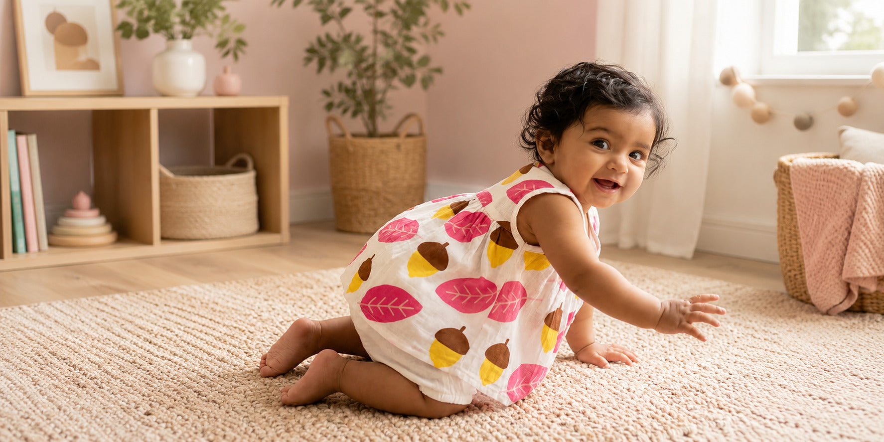 casual muslin cotton babywear