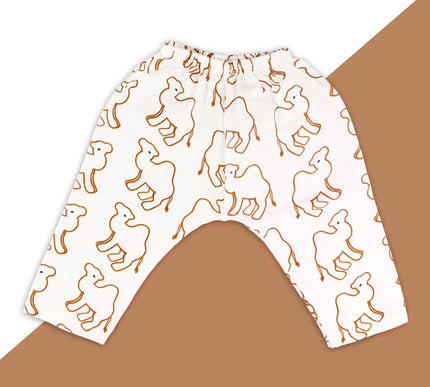 Soft Muslin Cotton Baby Full Pants | Breathable Unisex Bottoms for Newborns & Toddlers