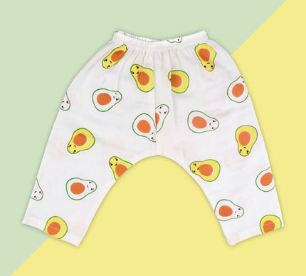 Soft Muslin Cotton Baby Full Pants | Breathable Unisex Bottoms for Newborns & Toddlers