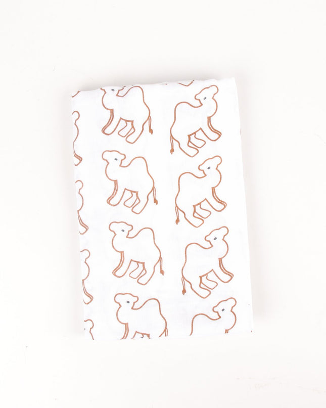 Soft Cotton Muslin Baby Swaddle | Lightweight & Breathable for Newborns