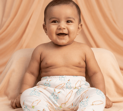 Soft Muslin Cotton Baby Full Pants | Breathable Unisex Bottoms for Newborns & Toddlers