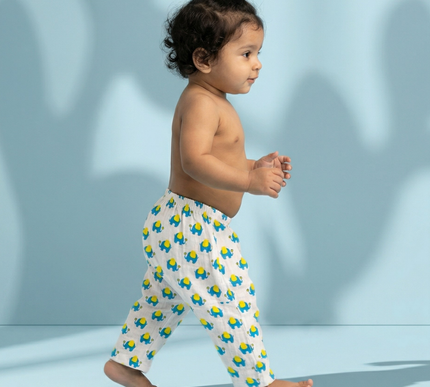 Soft Muslin Cotton Baby Full Pants | Breathable Unisex Bottoms for Newborns & Toddlers