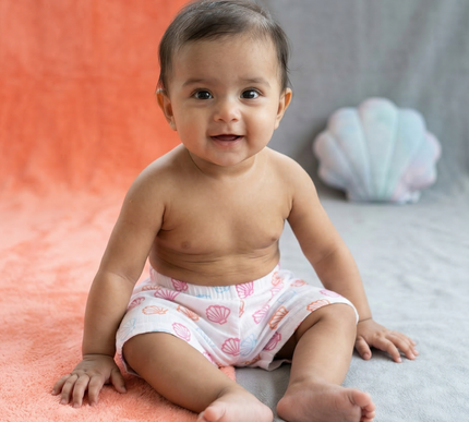Soft Muslin Cotton Baby Shorts | Breathable Unisex Bottoms for Infants & Toddlers