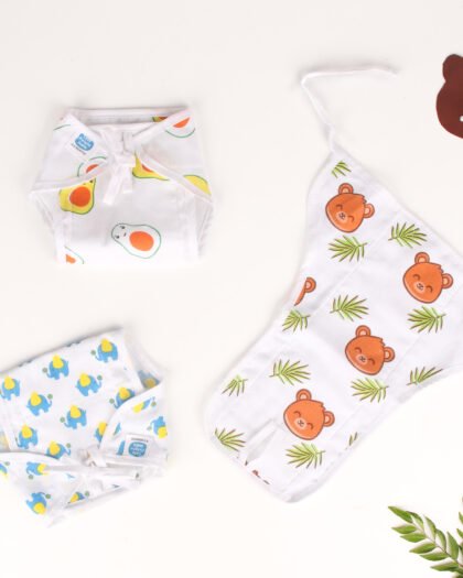 Soft & Breathable Baby Langots – Set of 3