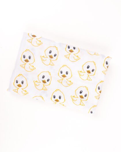 Cute Baby Chick Print Swaddle – Soft Muslin Cotton Swaddle for Newborns & Infants