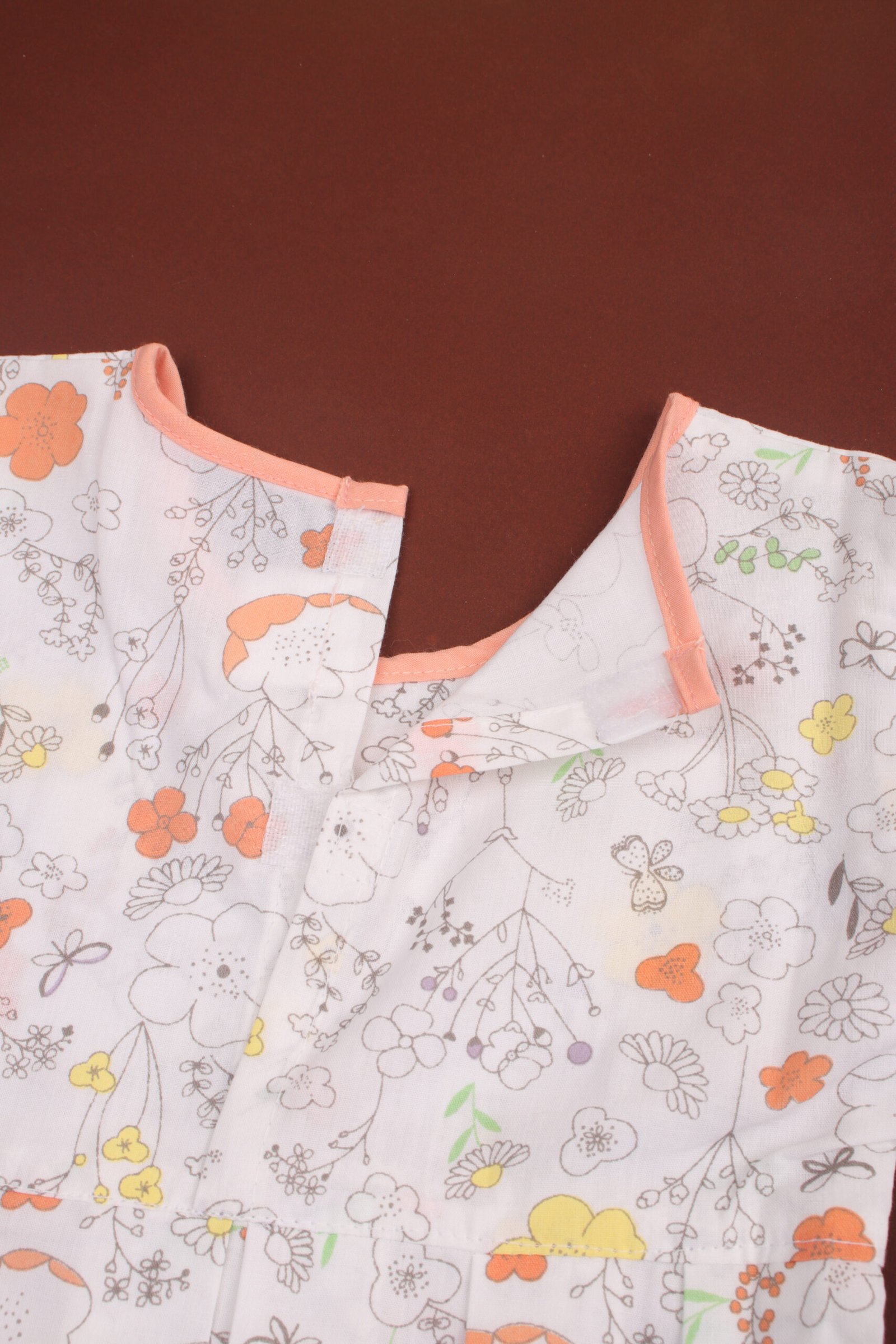 Baby Girl's Floral Print Cotton Dress with Matching Bloomers - Image 2