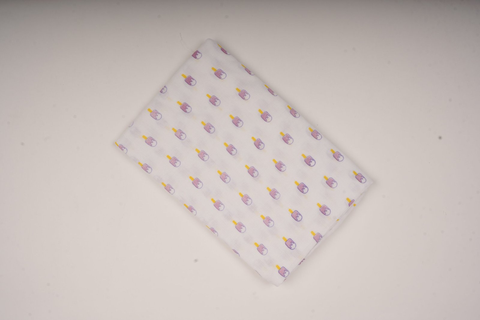 Soft Cotton Muslin Baby Swaddle Blanket | Lightweight & Breathable Swaddle with Popsicle Print